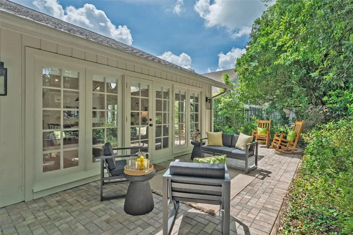 Multiple seating areas for entertaining