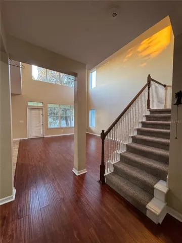 Stairs to second level