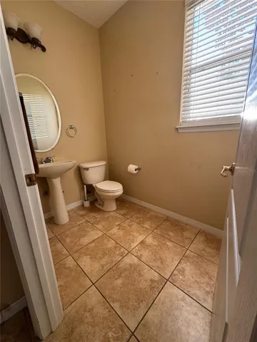First Floor half bathroom