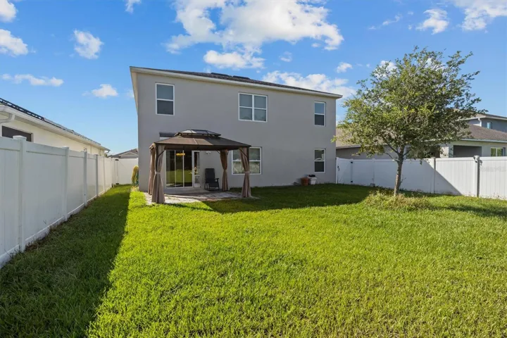 View of the back of the home