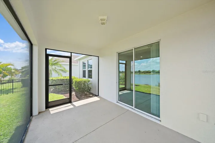 Screened lanai