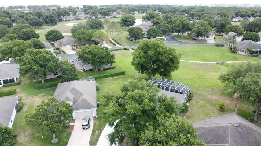Aerial Golf Course View