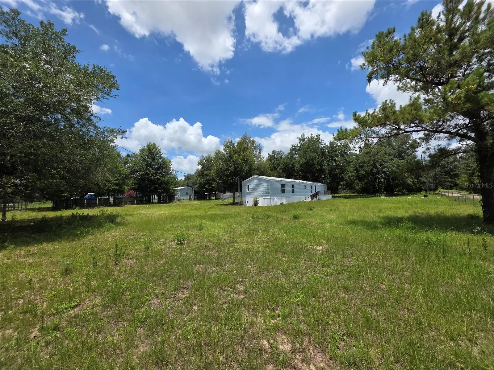 South side of home and property.