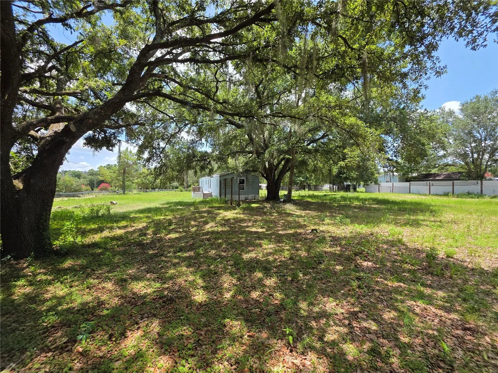 North side of home and property.