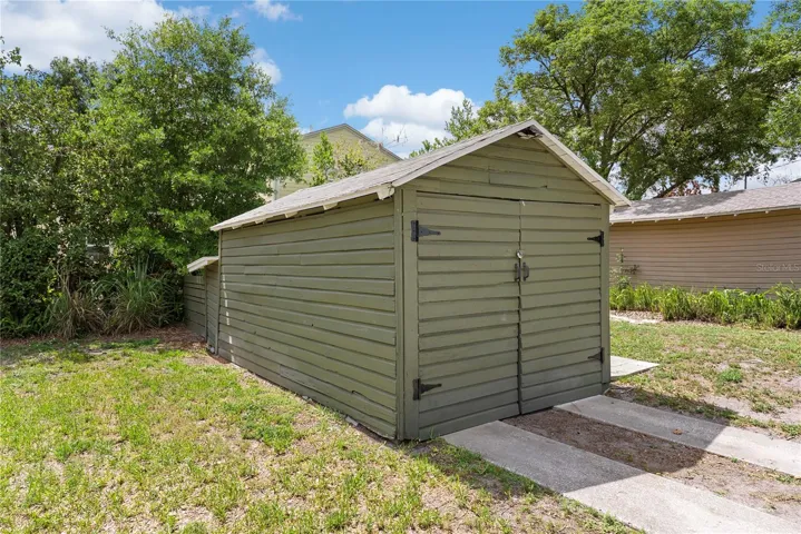 shed for storage