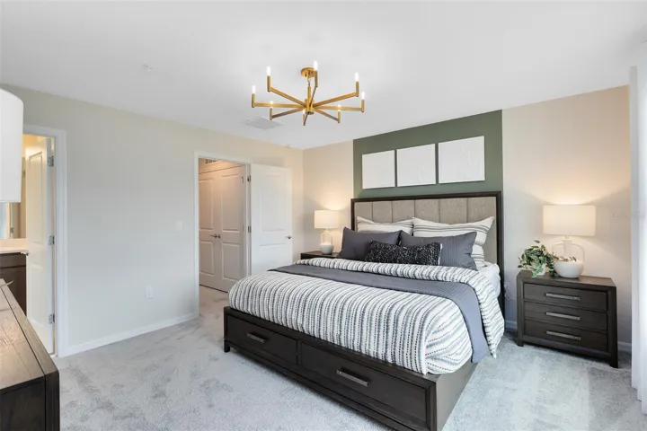 Model Home Design Only. Pictures and furnishings are for illustrative purposes only. Elevations, colors and options may vary. Furniture is for model home staging only.