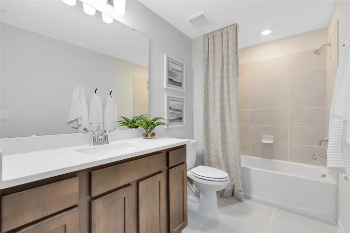Model Home Design Only. Pictures and furnishings are for illustrative purposes only. Elevations, colors and options may vary. Furniture is for model home staging only.