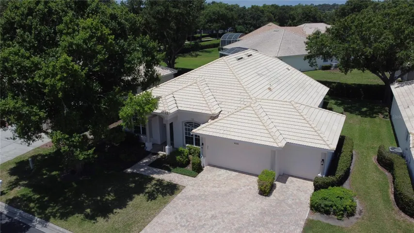 Aerial View of the tile roof