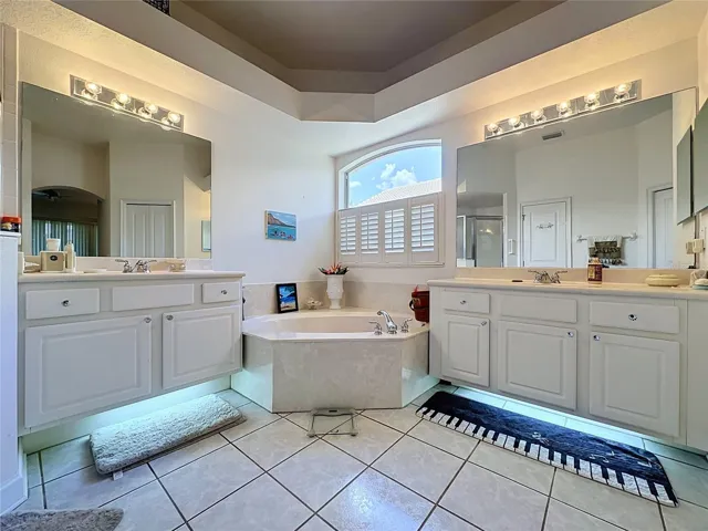 Primary Bathroom has dual vanities