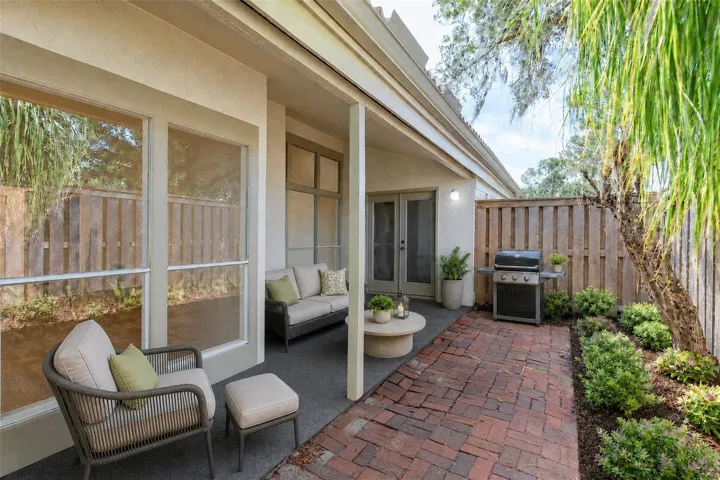 Virtually staged patio.