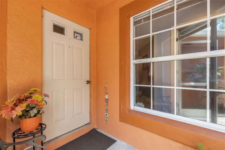 Front Door Entry in Screened Lanai