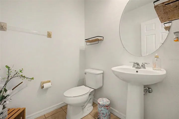 Half bath on main