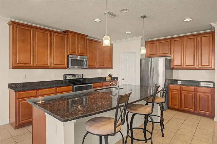 Plenty of cabinets for storage and counterspace