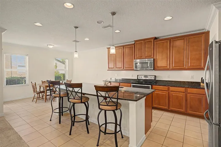 Breakfast nook area