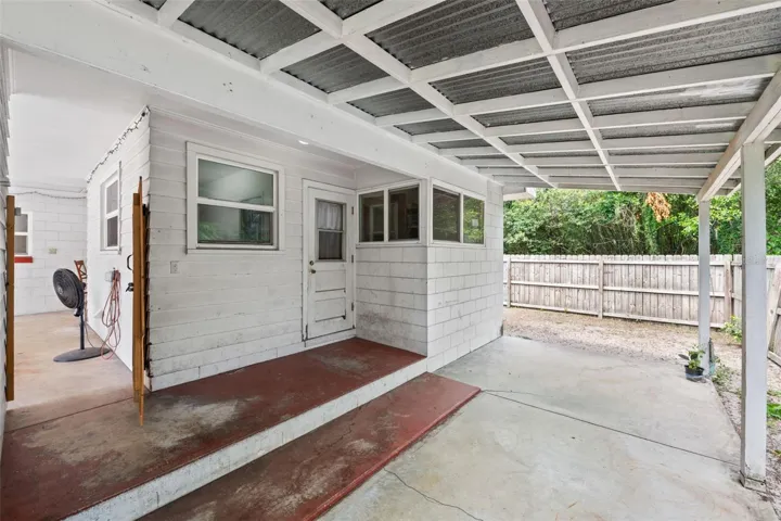 Unit 1 (3 Bedroom, 2 Bathroom Unit) - drive through gate to extra carport