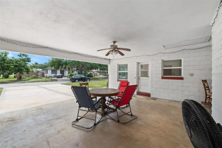 Unit 1 (3 Bedroom, 2 Bathroom Unit) - 2 Car Carport or covered porch area