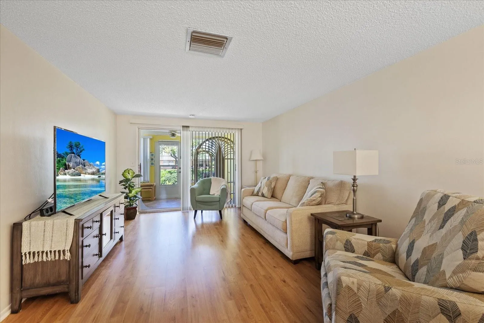 Living room and lanai slider doors