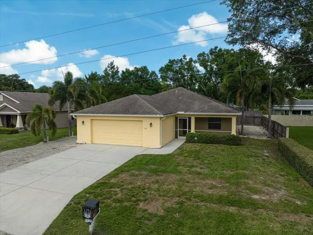 Newer home on large partially fenced lot