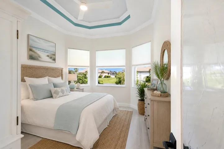 Bonus room as guest bedroom virtually staged