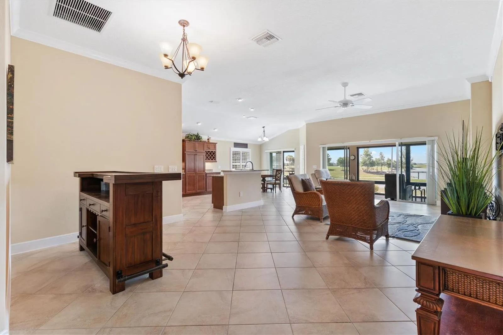 DINING ROOM LOOKING TOWARDS LIVING &amp; KITCHEN