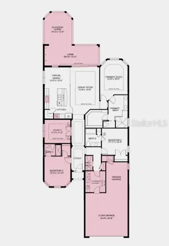 Additional Highlights Include: gourmet kitchen, an additional secondary bedroom with a full bath, study, tandem garage. tray ceiling package, and an expansive covered lanai with an outdoor kitchen rough-in.