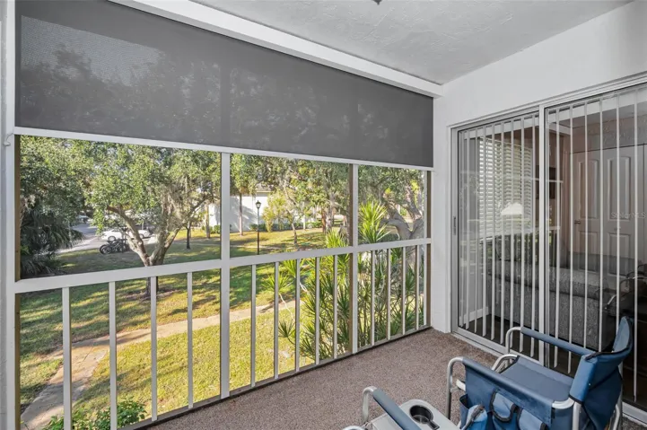 Balcony with view of Greenspace - Primary Suite Access