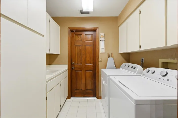 Laundry Room Leading to the Garage
