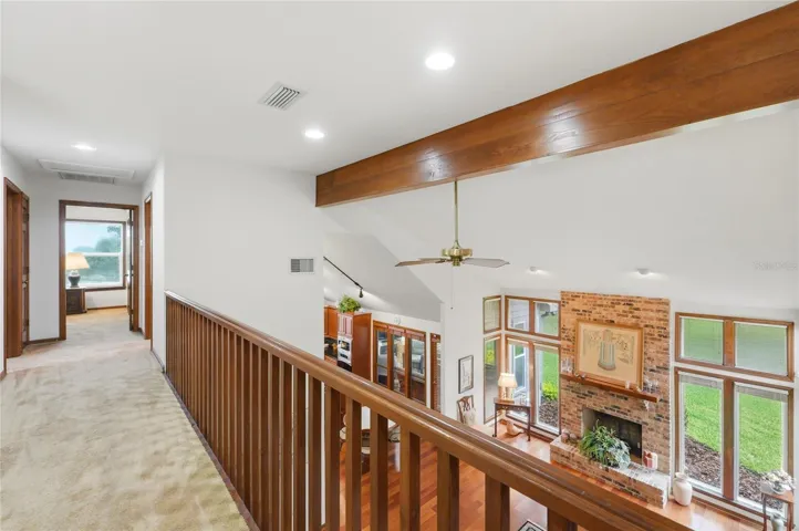 Cat Walk Overlooking the Living Area