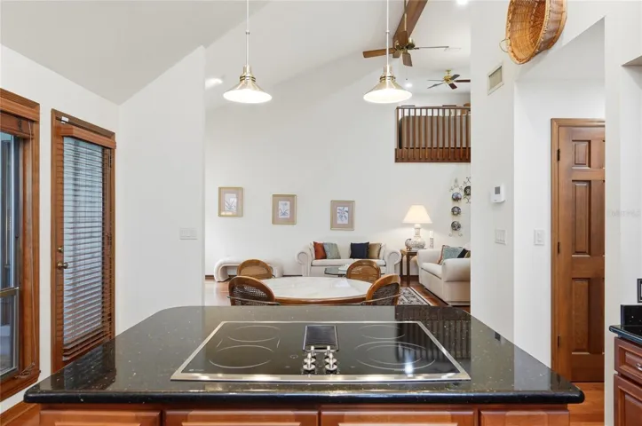 View from Kitchen into the Living Area