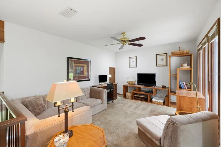 Upstairs Loft Area can be used as an office, playroom, media room or even potentially closed in for a 4th bedroom.