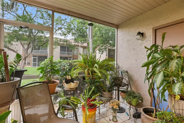 Screened in back porch