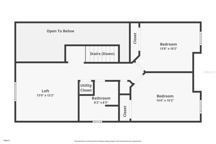 Upper Level Floorplan