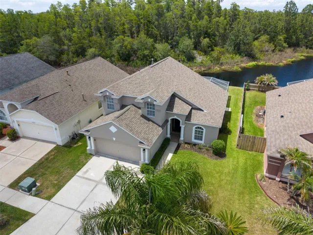 Aerial Front Exterior