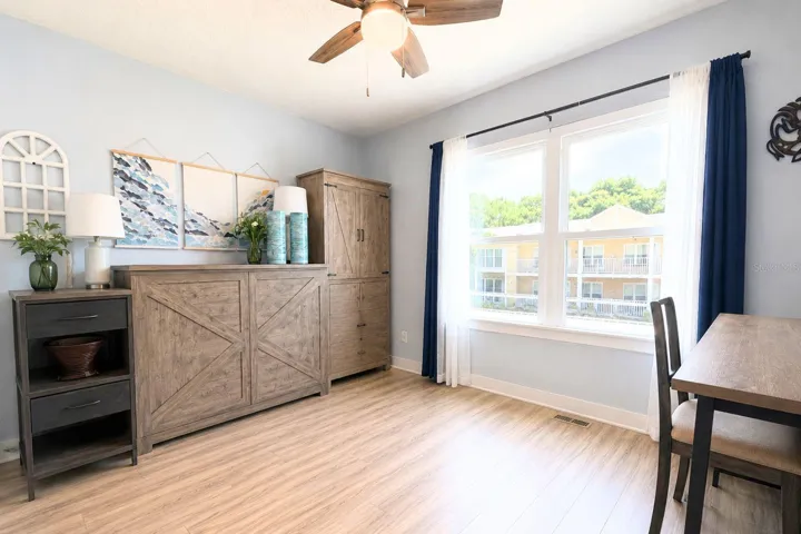2nd bedroom with hurricane rated window.
