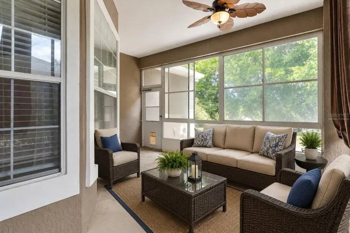 Virtually Staged-Back Lanai