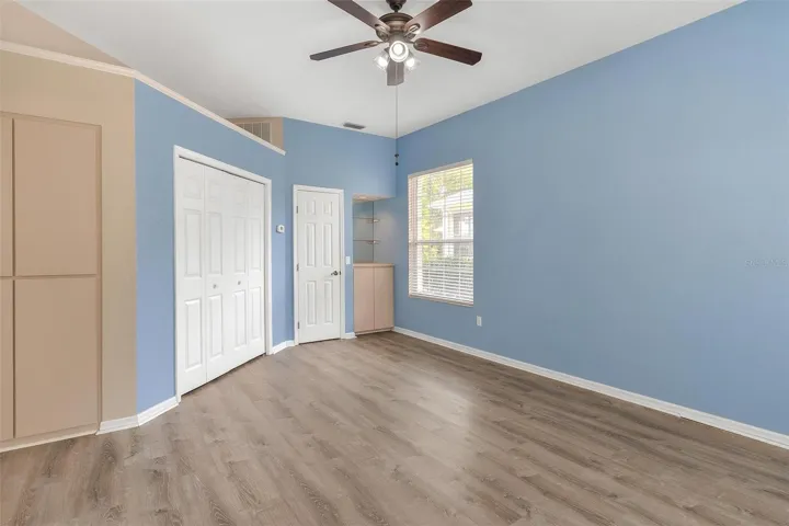 Primary Suite #2 features private entry,  wet bar, and built in storage.