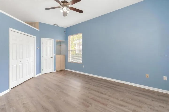 Primary Suite #2 features private entry,  wet bar, and built in storage.