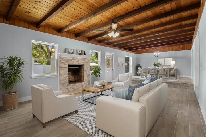 Living Room-Virtually Staged