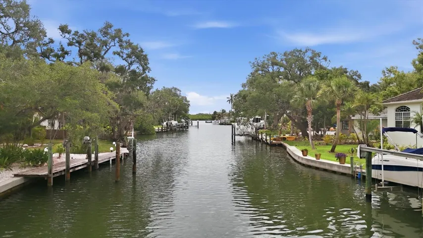 Sailboat Water Canal No Bridges to Open Water