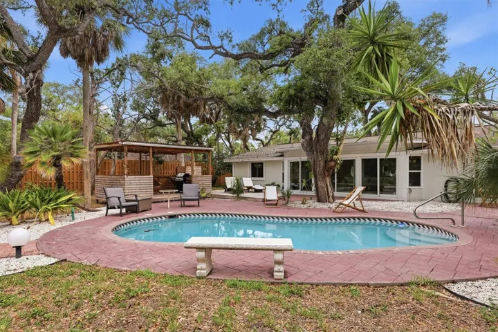 Rear Yard - Private Pool