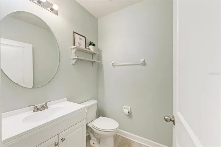 Downstairs half bath