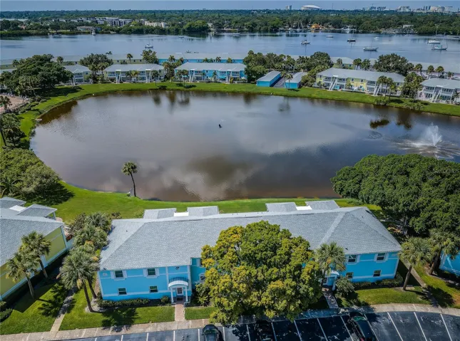 Looking over the unit location to the lake