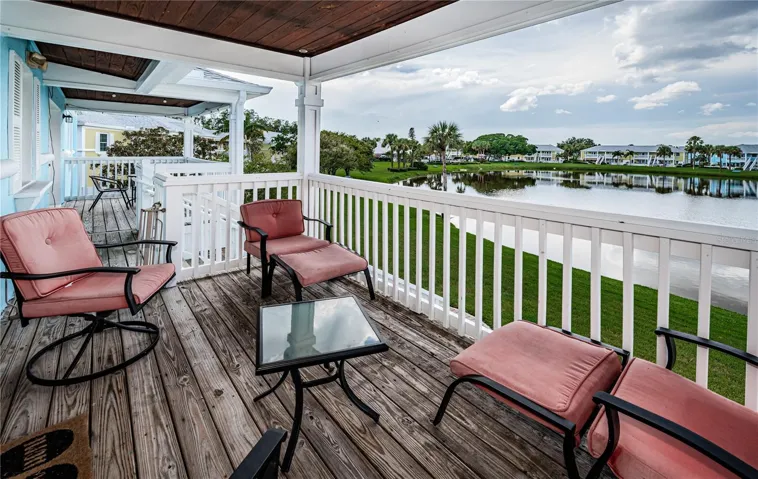 Gorgeous lake view from the covered balcony