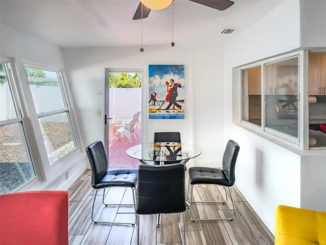 Enclosed patio airconditioned