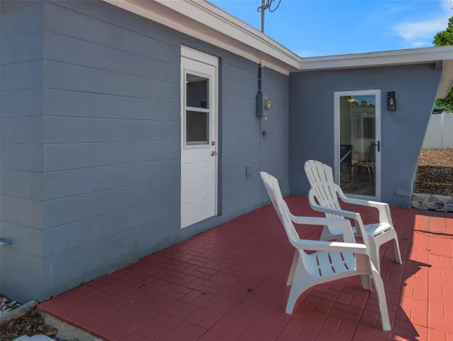 Open patio for those breezy nights