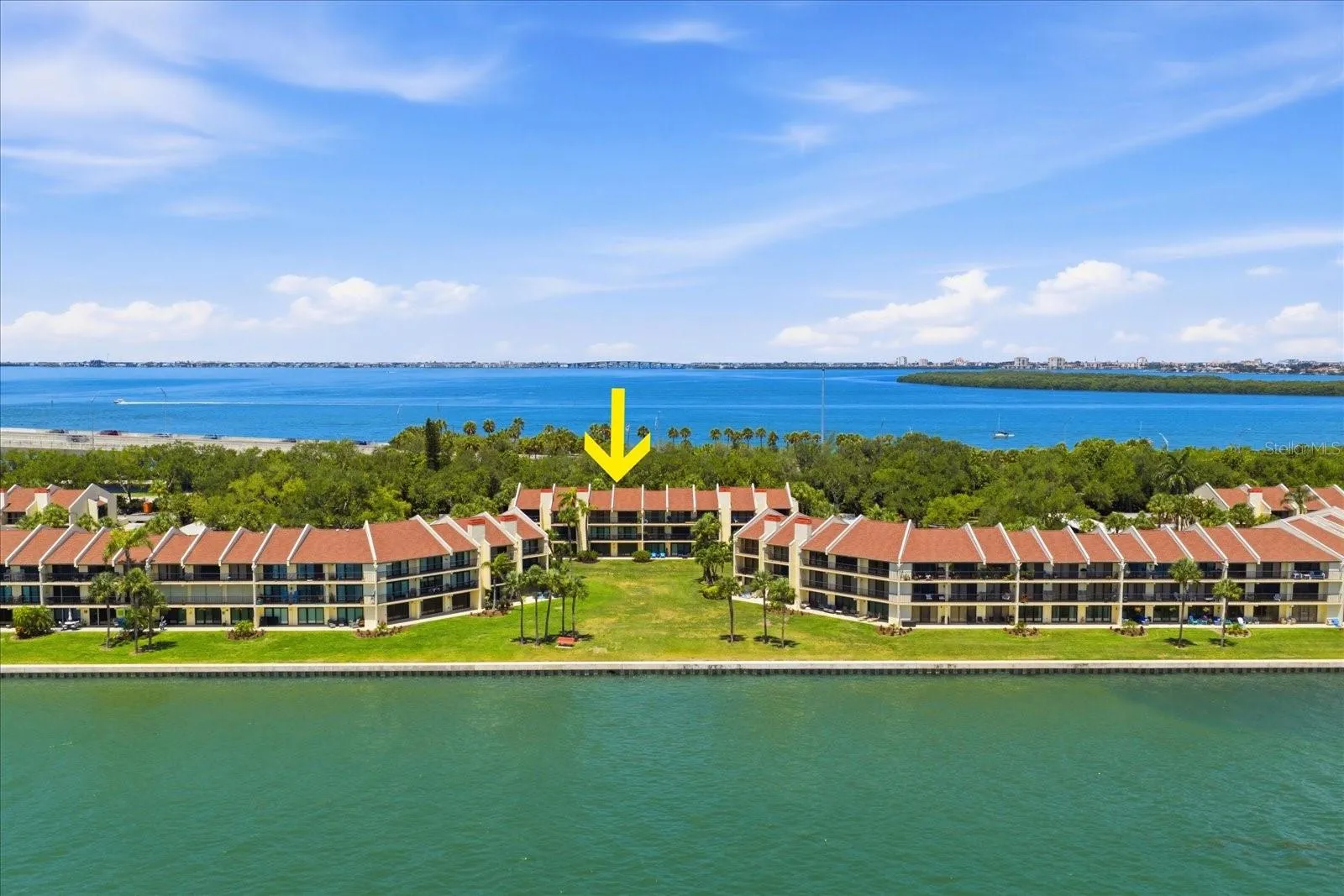 Perfectly Located, set back yet views of the Bay