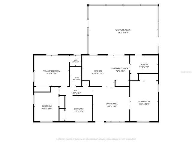 FLOOR PLAN W/APPROX MEASUREMENTS
