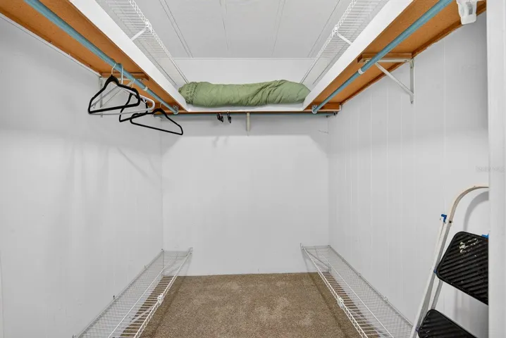 Master walk in closet
