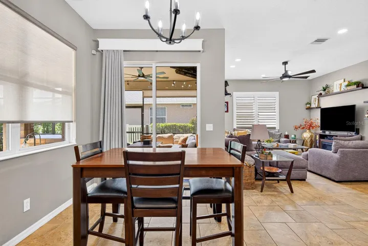 Kitchen dinette area