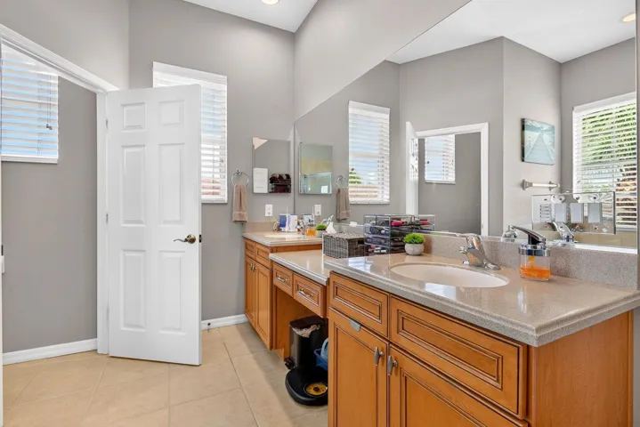 Master Bath double sinks
